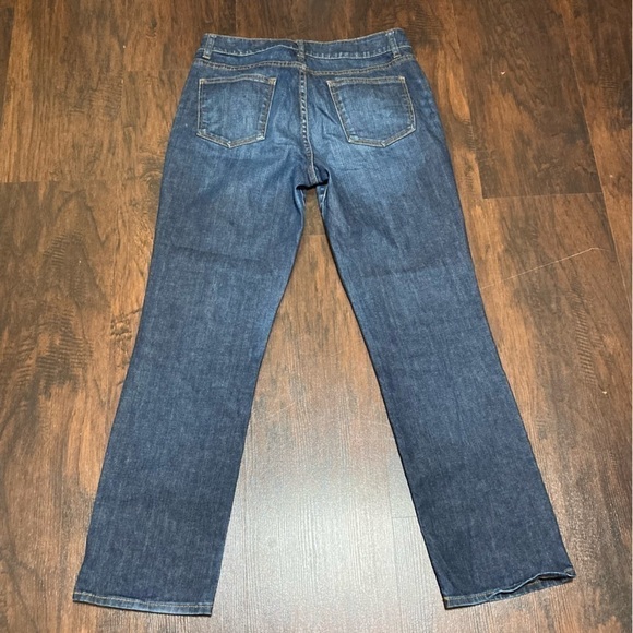 TALBOTS HERITAGE straight leg ankle length jeans size 10 or 30 euc - Picture 3 of 13